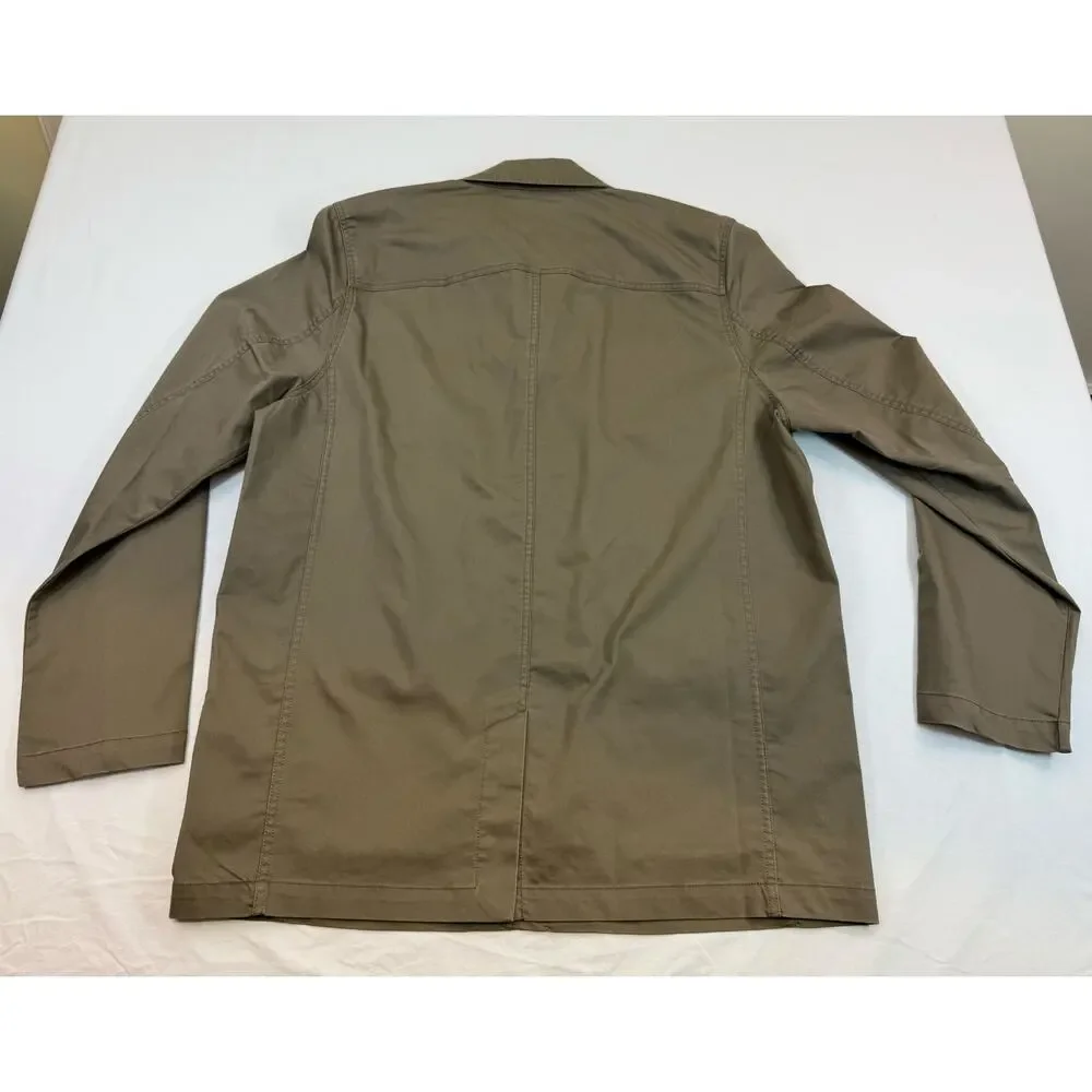 GSTQ Taupe Canteen Utility Jacket NWT Size Large Minimalist Military Chore Coat - Picture 4 of 12